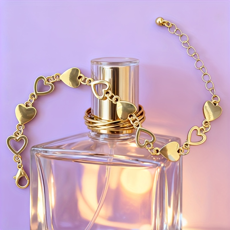 Women's Heart Love Bracelet, Trendy European Style